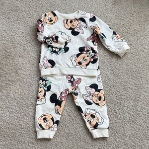 H&M, 9-12 months Minnie Mouse Toddler Outfit